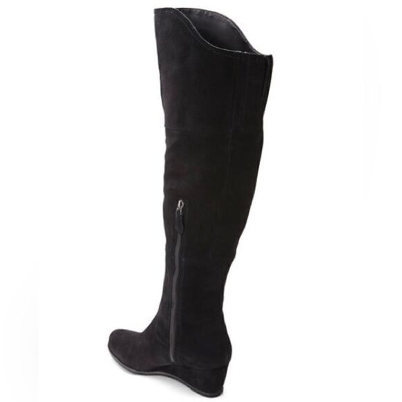 FRANCO Sarto abela- grayish-Black suede over-the-knee boots - Picture 4 of 5
